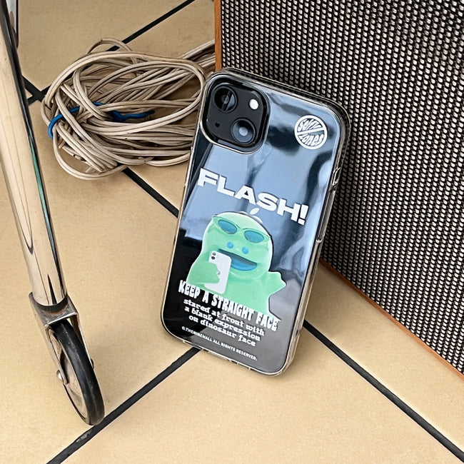 ｜THENINEMALL｜ Raptor Basic Flash Clear Phone Case (3 types)