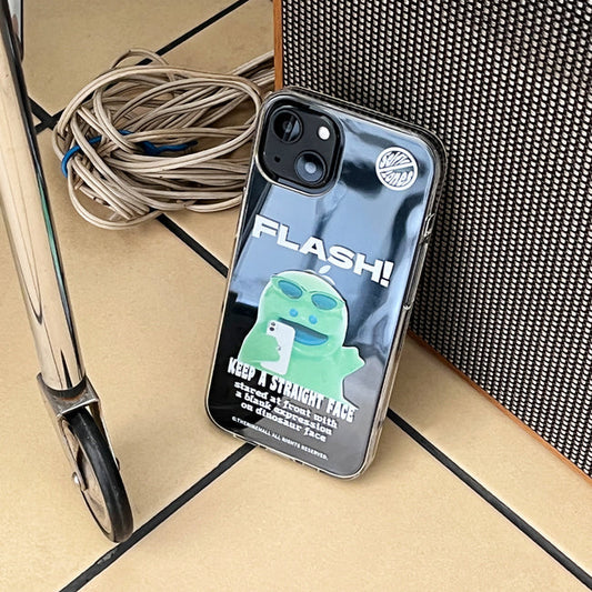 ｜THENINEMALL｜ Raptor Basic Flash Clear Phone Case (3 types)