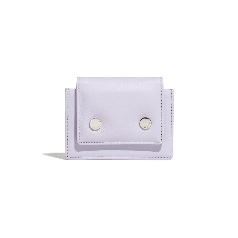 ｜Fennec｜ CIRCLE PADDING ACCORDION POCKET - FOG LAVENDER