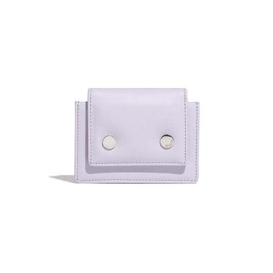 ｜Fennec｜ CIRCLE PADDING ACCORDION POCKET - FOG LAVENDER