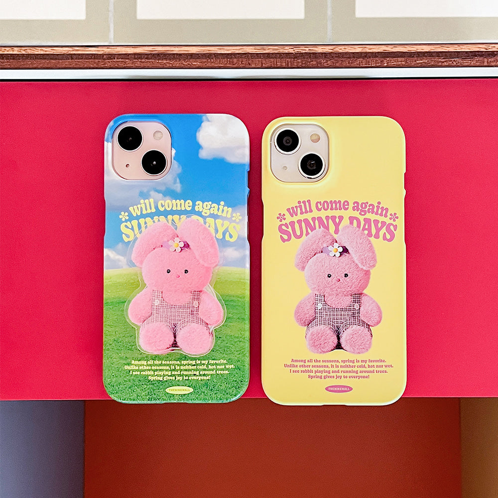 ｜THENINEMALL｜ Windy Sunny Days Hard Phone Case (2 types)