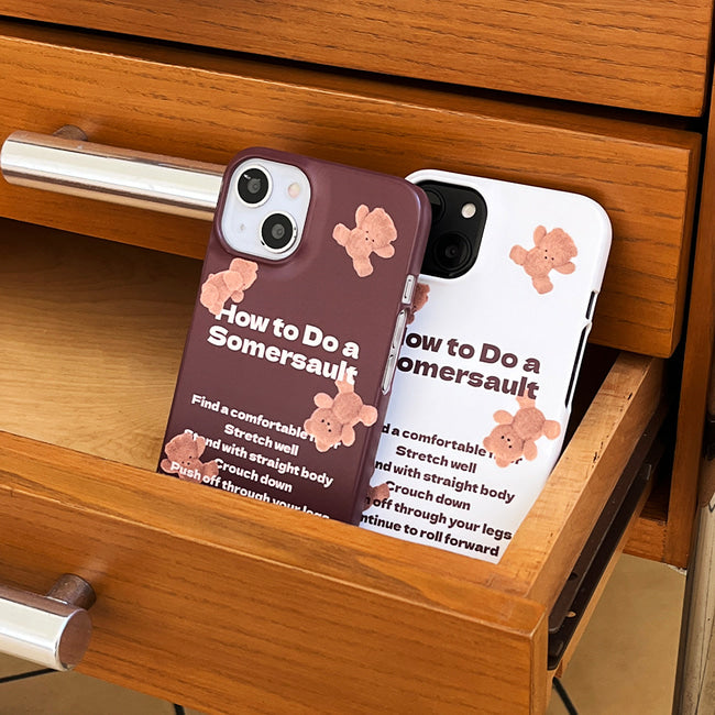 ｜THENINEMALL｜ Gummy Tumbling Hard Phone Case (2 types)