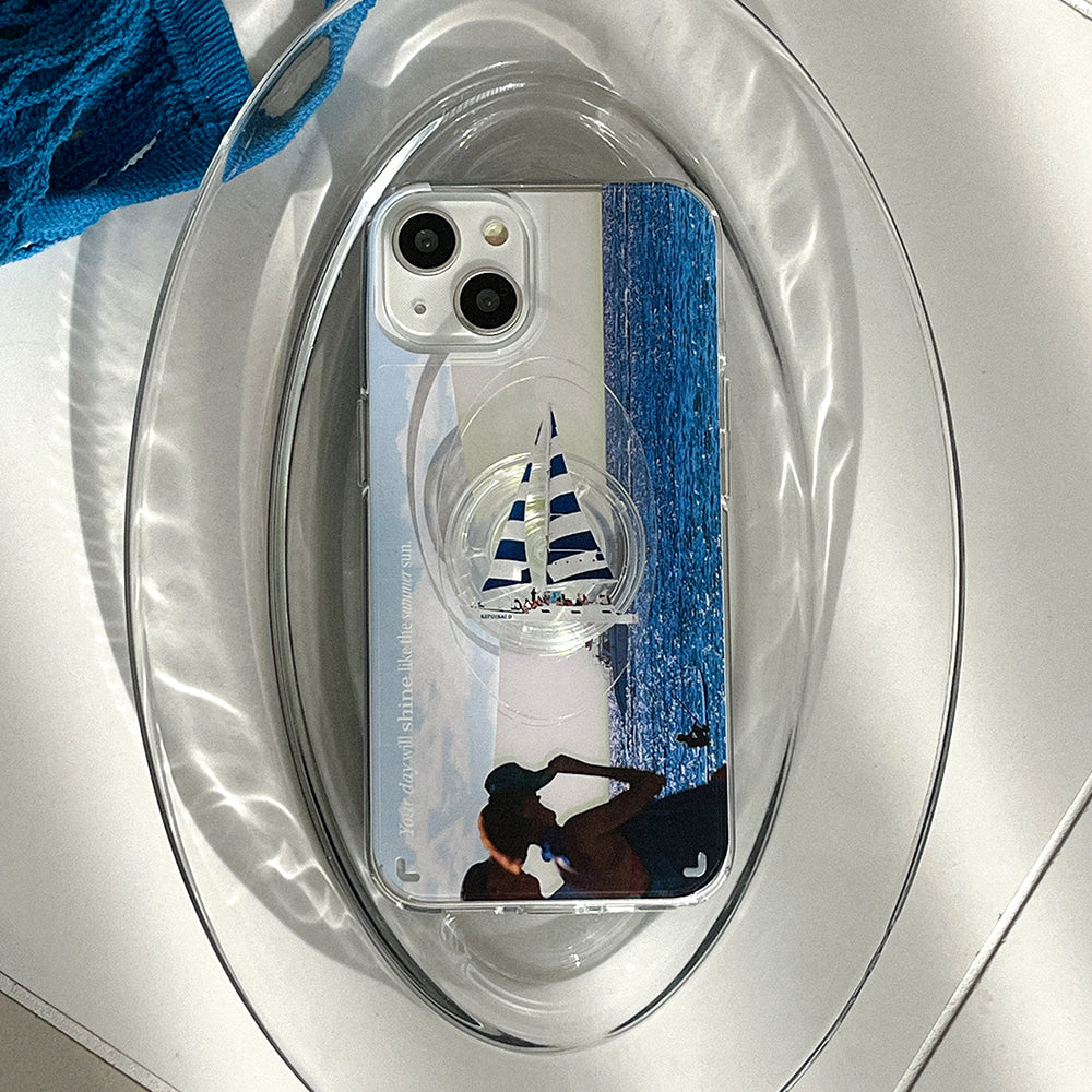 ｜Mademoment｜ Shine Day Design Glossy Mirror Phone Case