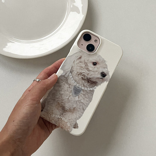 ｜Mademoment｜ Puppy Souvenir Pendant Design Phone Case