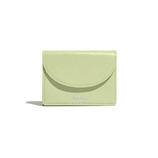 ｜Fennec｜ CRINKLE HALFMOON MINI WALLET - SAGE MINT