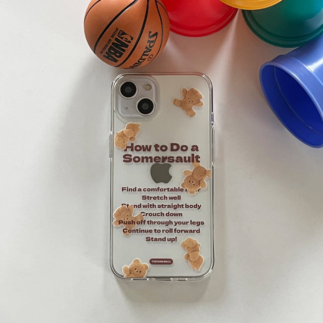 ｜THENINEMALL｜ Gummy Tumbling Clear Phone Case (3 types)