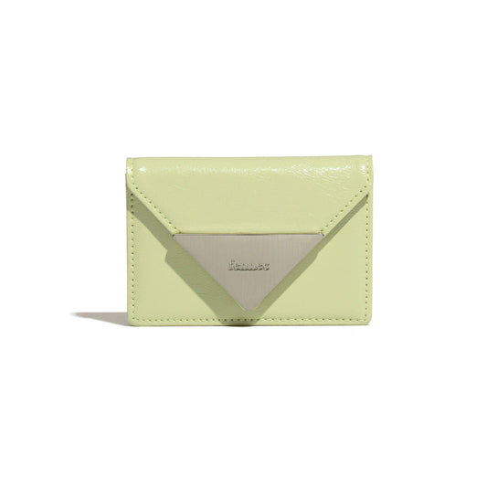 ｜Fennec｜ CRINKLE TRIANGLE ACCORDION POCKET - SAGE MINT