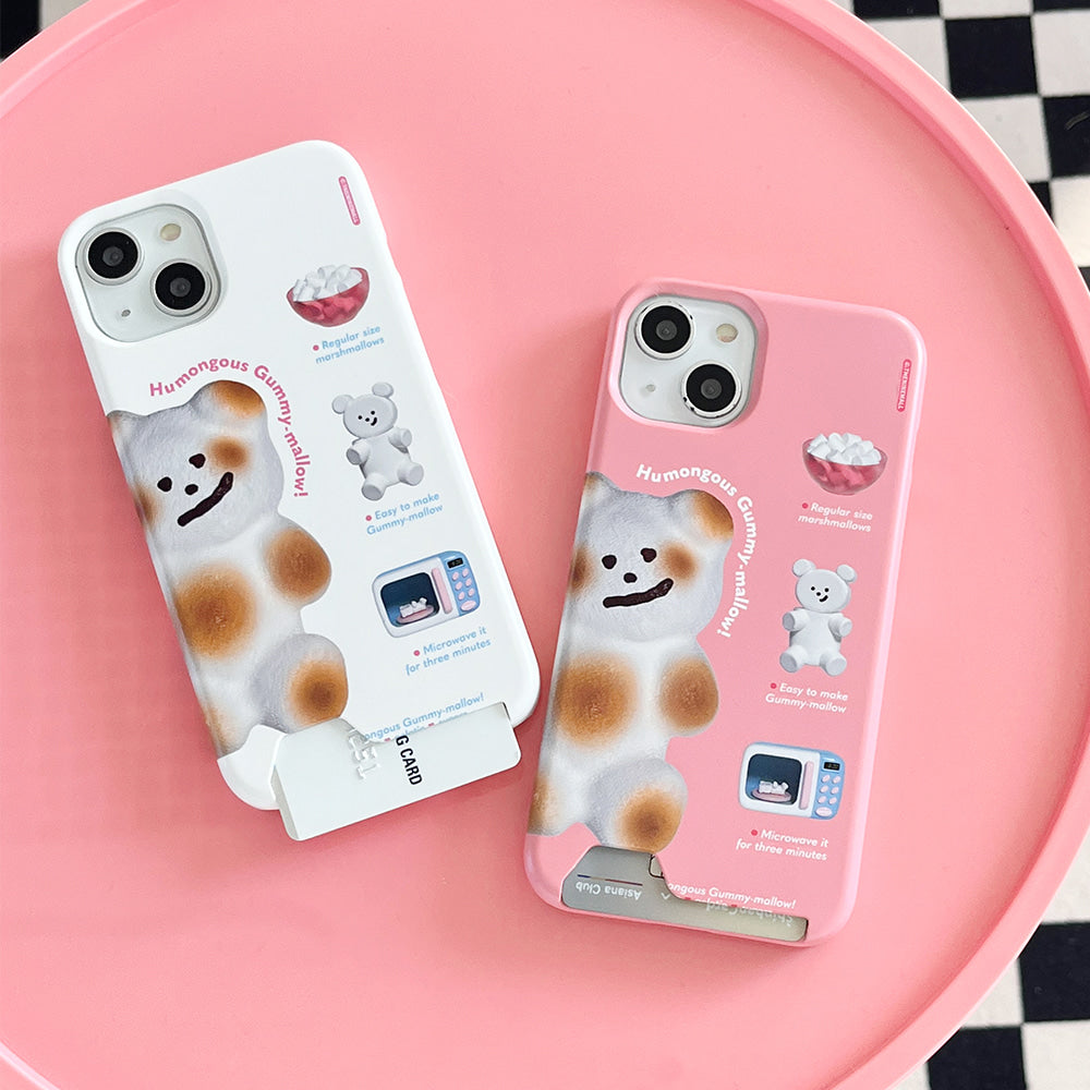 ｜THENINEMALL｜ Recipe Gummy Mallow Hard Phone Case (2 types)