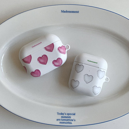 ｜Mademoment｜ Pure Love Lettering Design AirPods Case