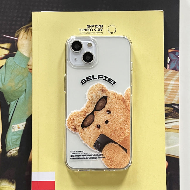 ｜THENINEMALL｜ Gummy Big Flash Clear Phone Case (3 types)