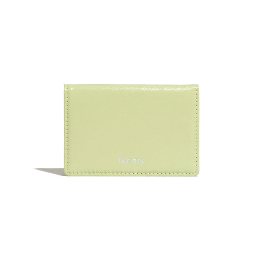 ｜Fennec｜ CRINKLE SOFT CARD CASE - SAGE MINT