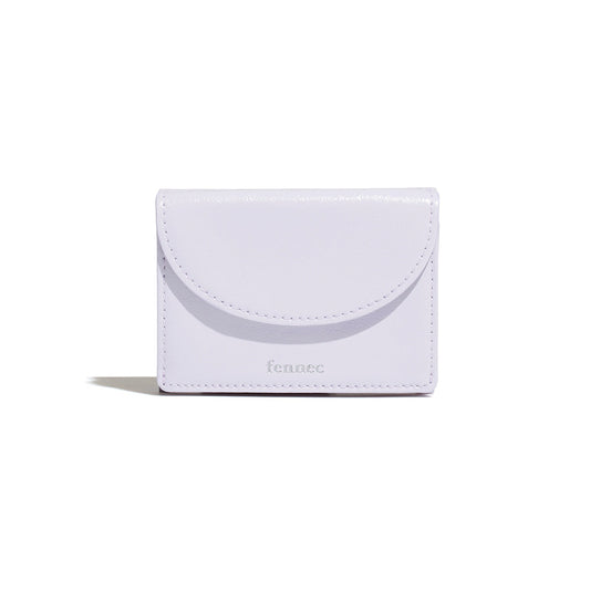 ｜Fennec｜ CRINKLE HALFMOON MINI WALLET - FOG LAVENDER