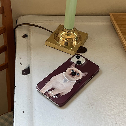 ｜Mademoment｜ Kitten Souvenir Pendant Design Phone Case