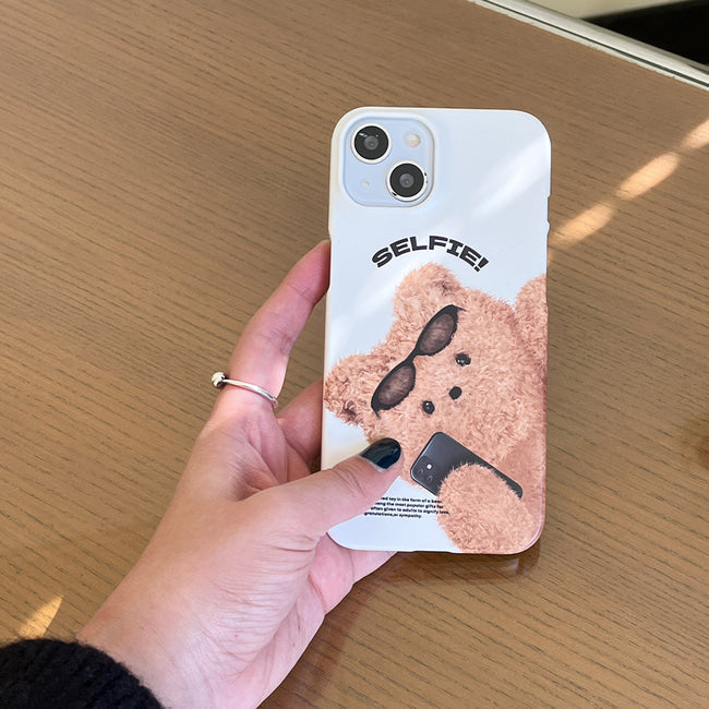 ｜THENINEMALL｜ Gummy Big Flash Hard Phone Case (2 types)