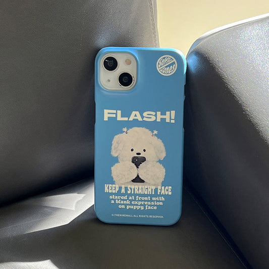 ｜THENINEMALL｜ Ppokku Basic Flash Hard Phone Case (2 types)