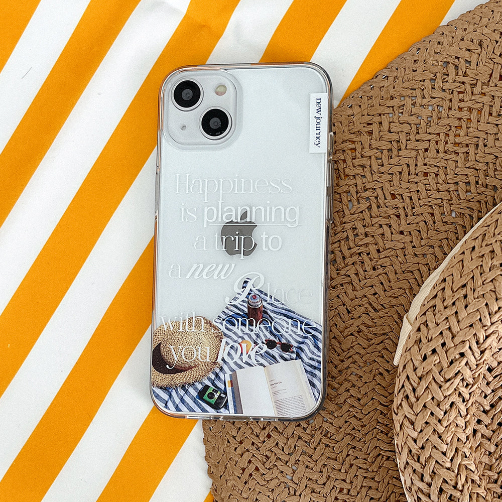 ｜Mademoment｜ Happy Plan Design Clear Phone Case (3 Types)