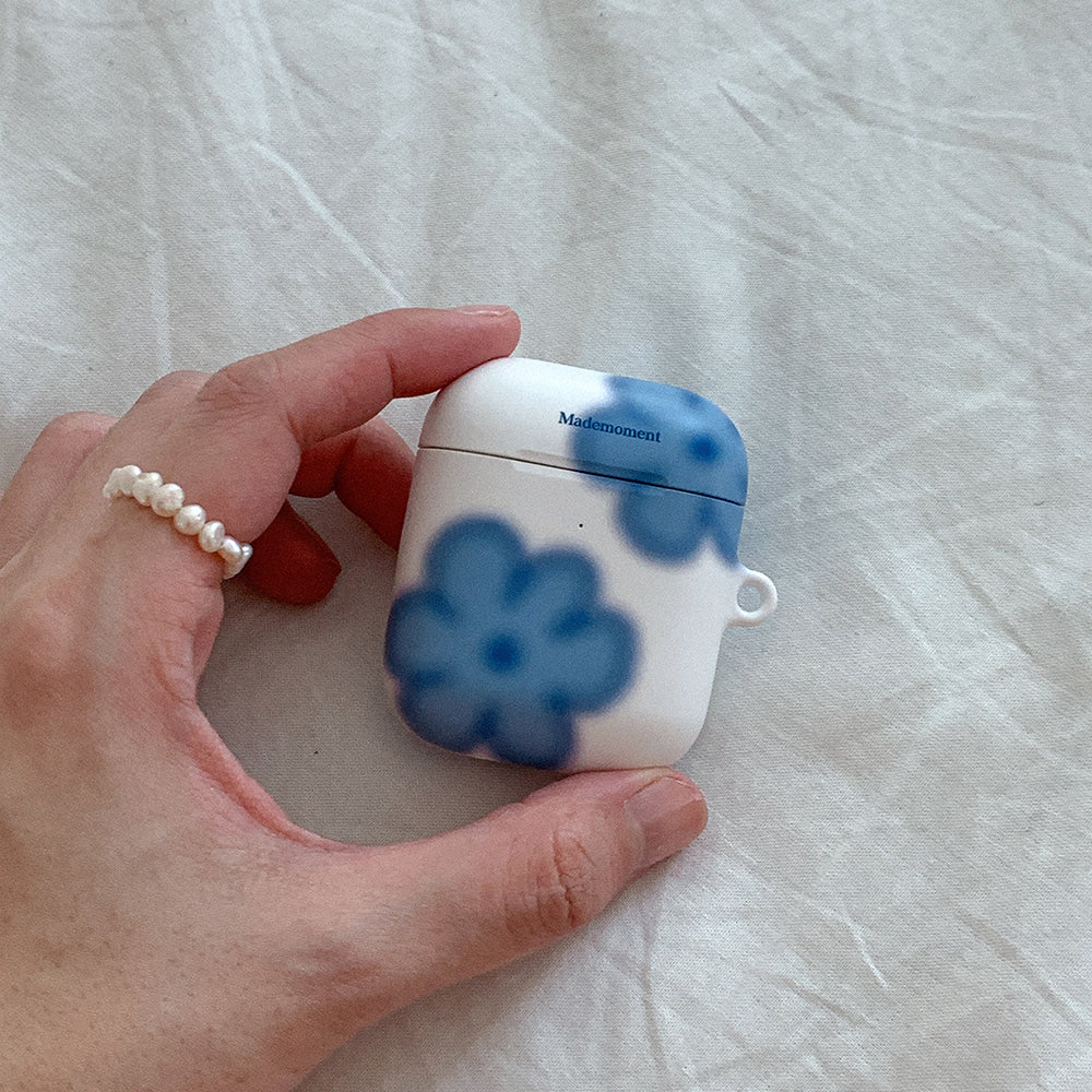 ｜Mademoment｜ Blue Flower Design AirPods Case