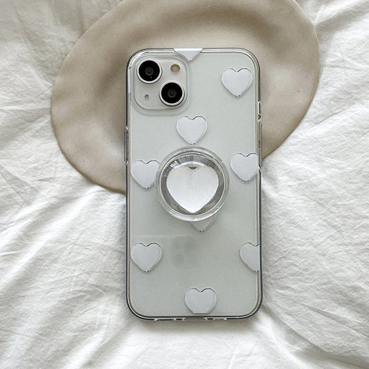 ｜Mademoment｜ Pure Love Pattern Design Clear Phone Case (3 Types)