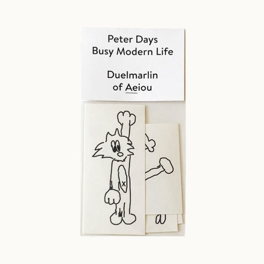 ｜Aeiou｜ Peter Days Sticker Busy Modern Life