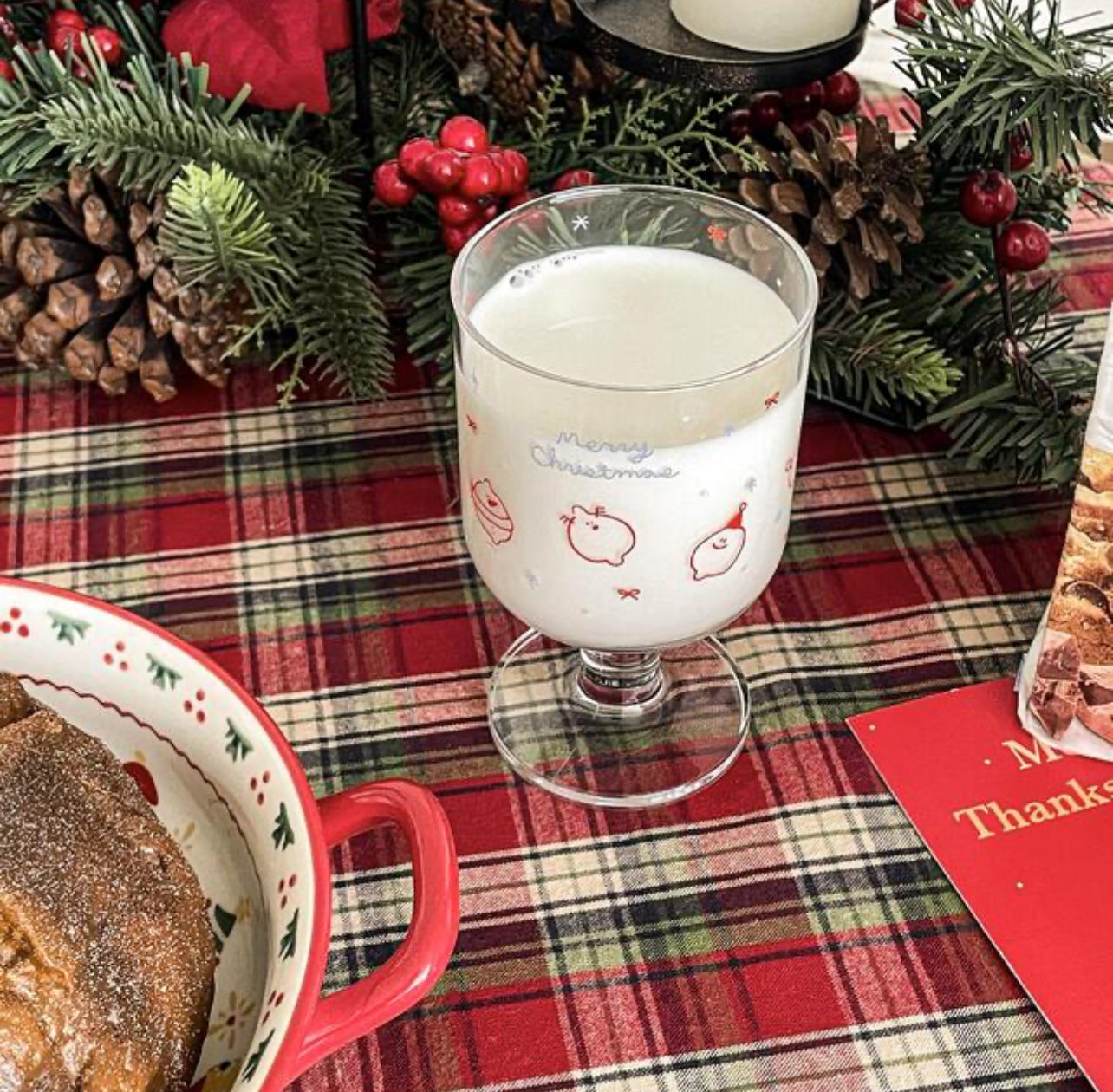 ｜second morning｜ Semo Christmas Glass Cup 280ml