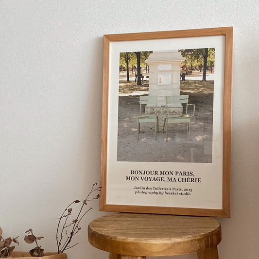 ｜BEESKET STUDIO｜ Vintage Poster - Paris (A3)