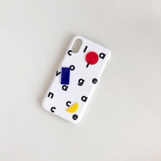 ｜collagevacance｜ Logo Alphabet Acryl Case