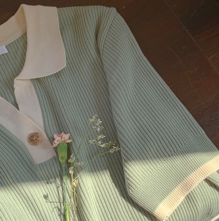 ｜CHERRYKOKO｜ Opening Color Knit