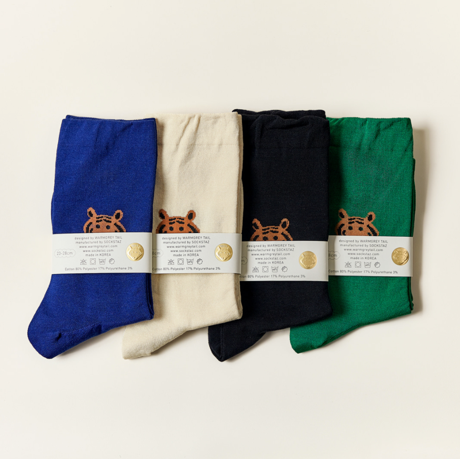 ｜WARMGREYTAIL｜ MEET TIGER SOCKS