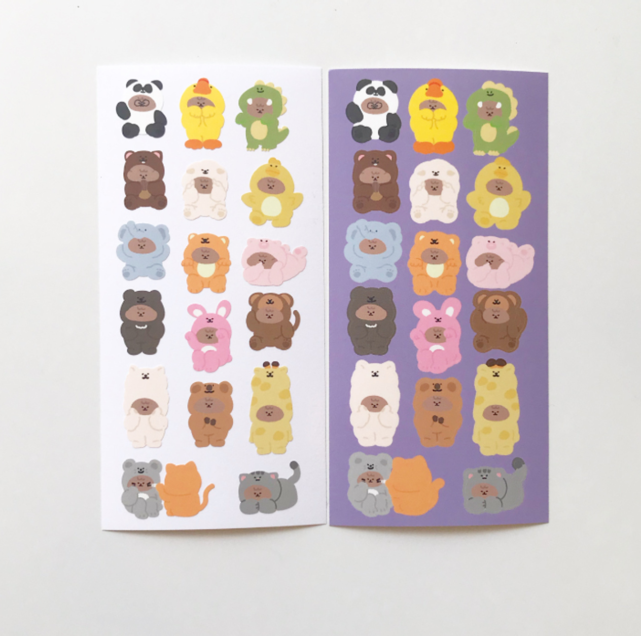 ｜moominzy｜ Animal Pyjamas Sticker