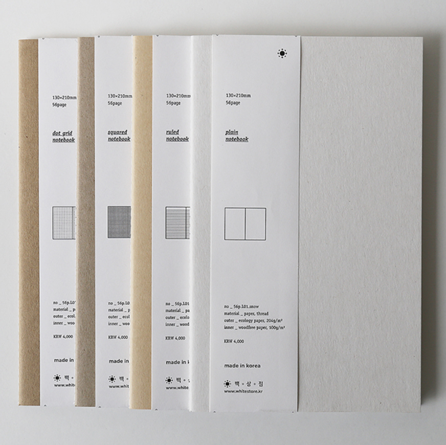 ｜InsideObject｜ Easy Notebook Large 4type