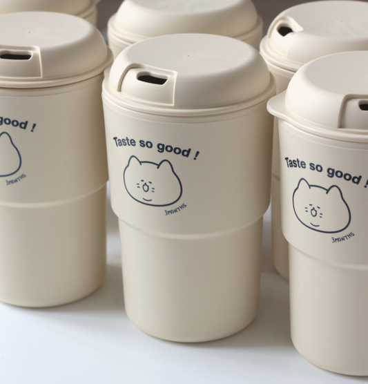 ｜3MONTHS｜ Reusable Tumbler 350ml (Cream Beige)