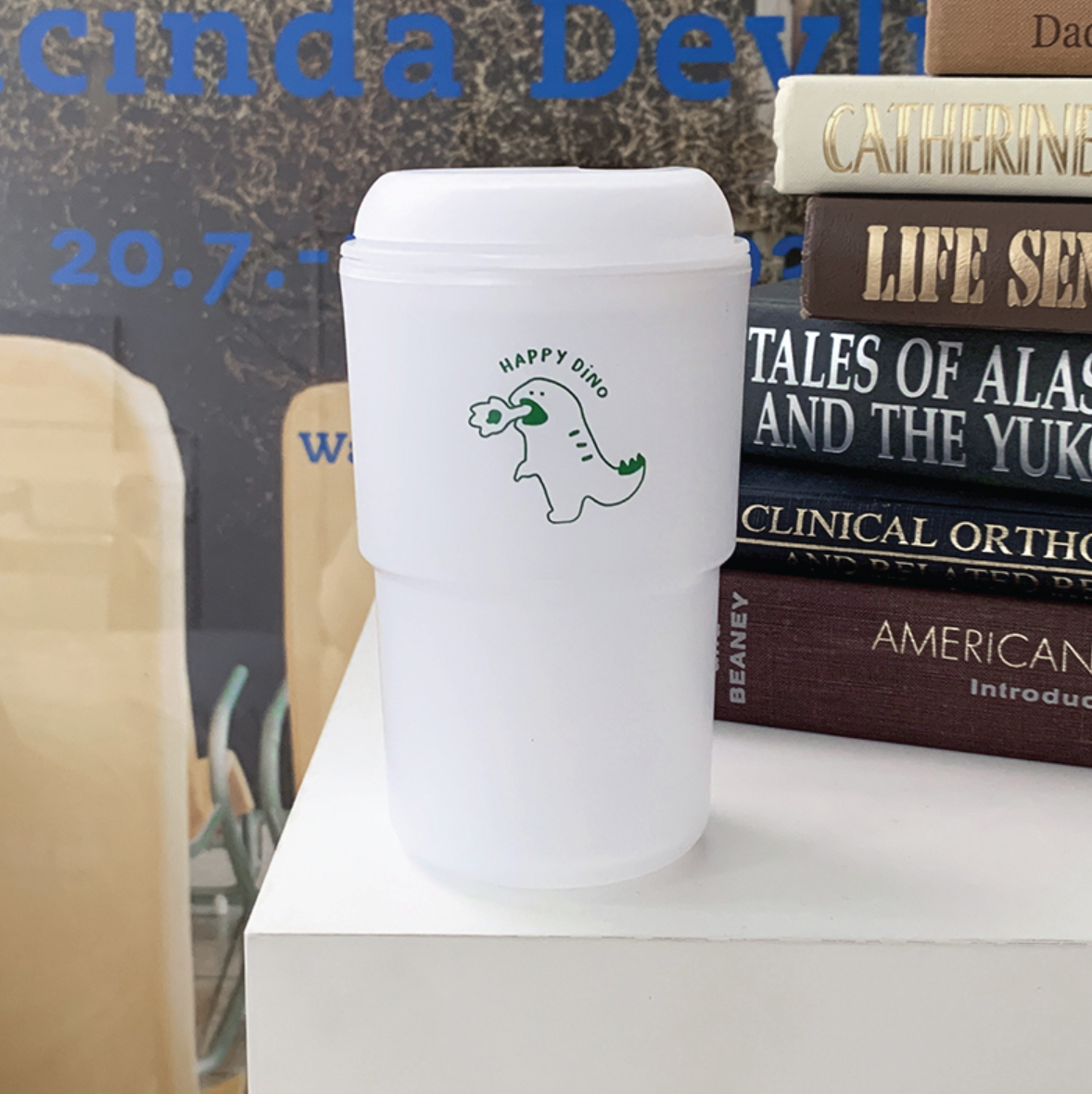 ｜THENINEMALL｜ Raptor Dinosaur Tumbler 350ml