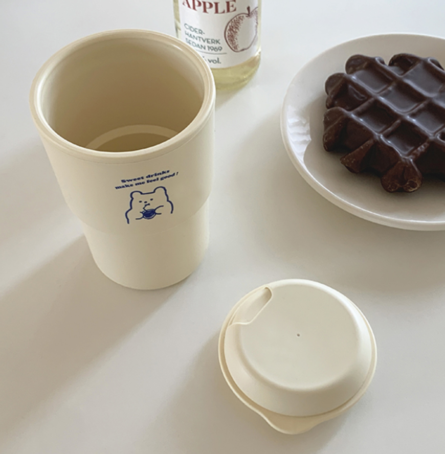 ｜THENINEMALL｜ Sweet Drink Gummy Tumbler 350ml