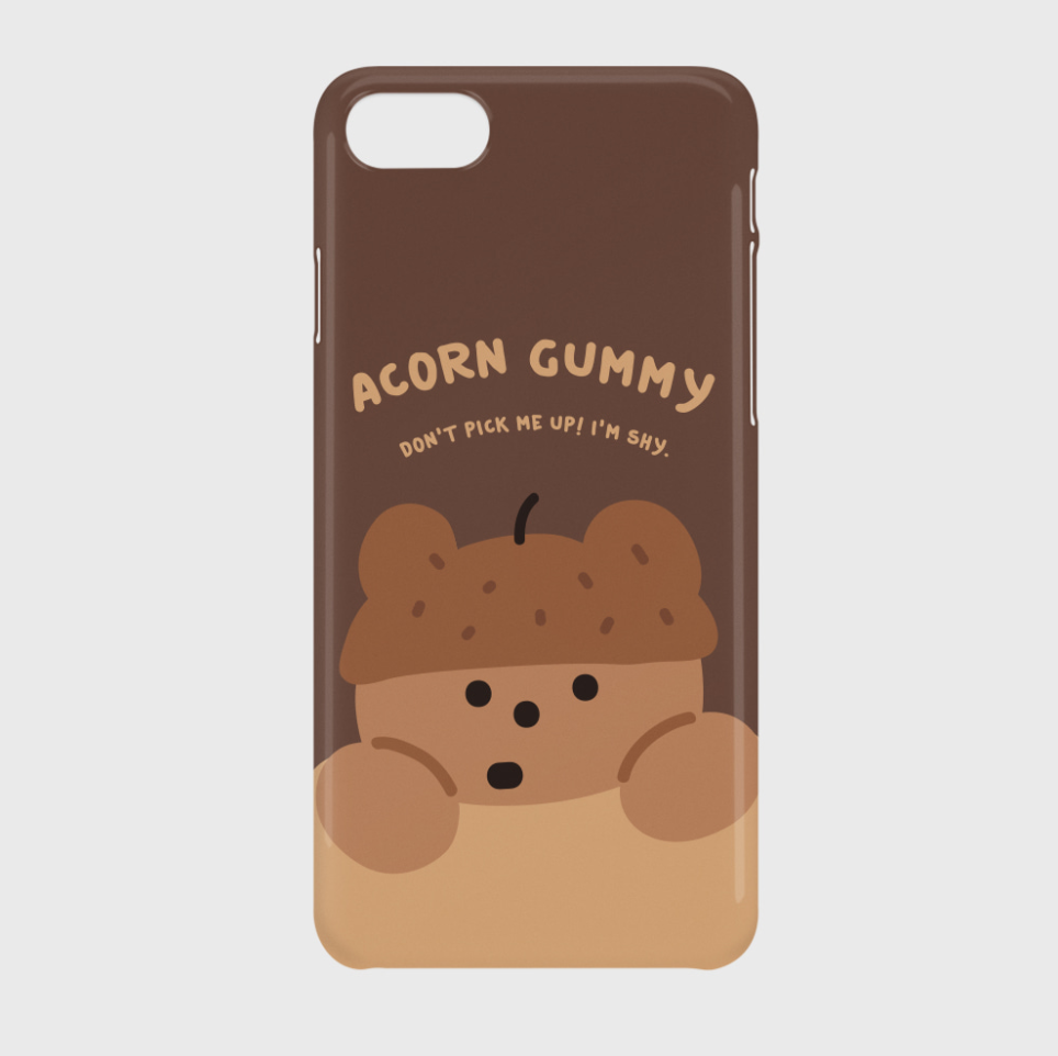 ｜THENINEMALL｜ Acorn Gummy Phone Case