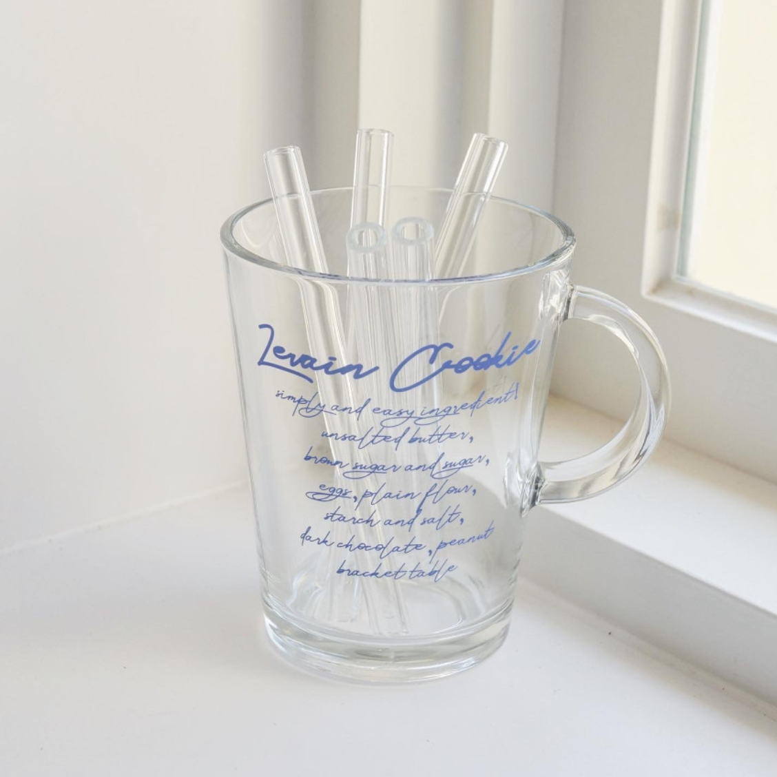 ｜Bracket Table｜ Glass Straw (short ver.)