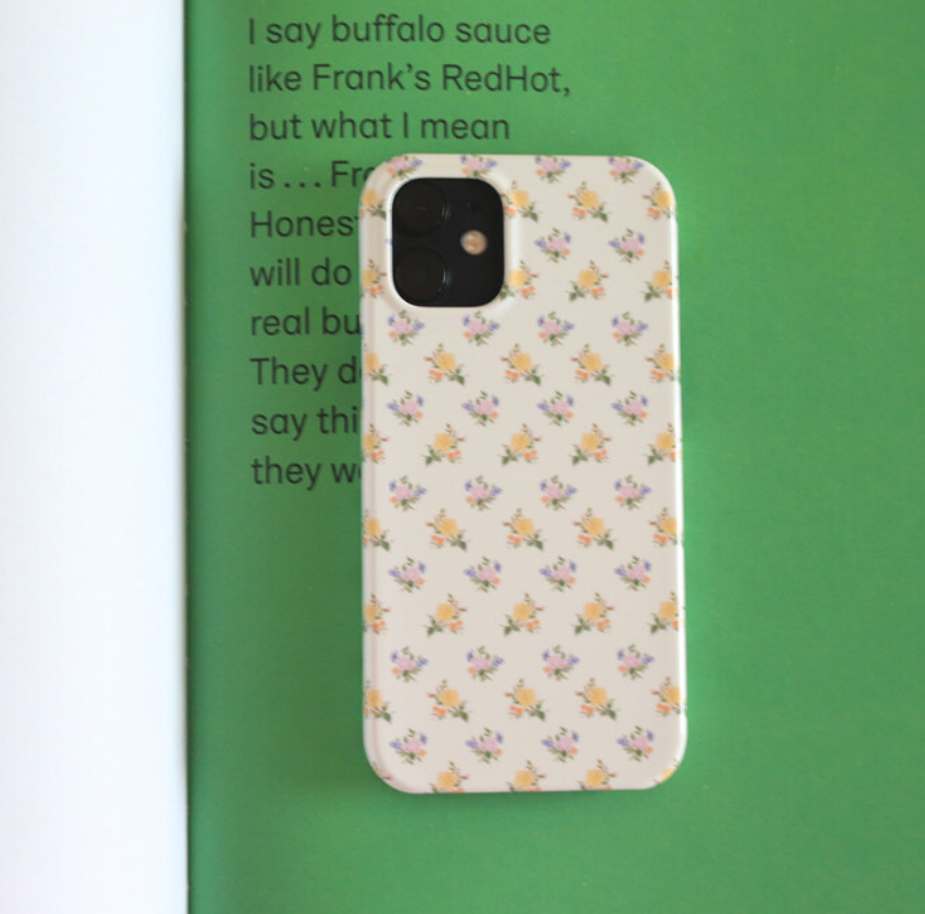 ｜Malgrecela｜ IPhone Hard Case - Fleurette
