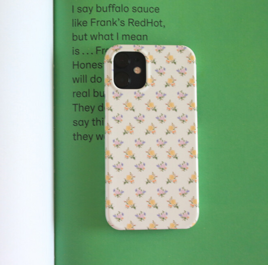 ｜Malgrecela｜ IPhone Hard Case - Fleurette