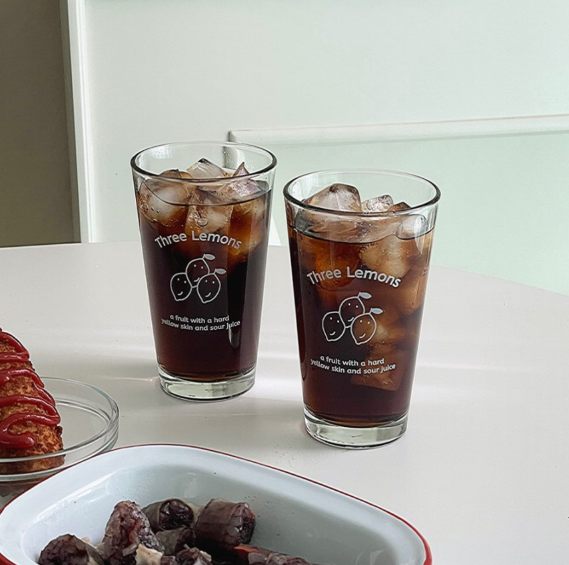 ｜som-kist｜ Three Lemons Glass 473ml