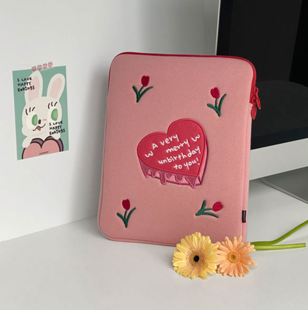 ｜MAZZZZY｜ Unbirthday/ Tulip Pad Pouch (S/L)