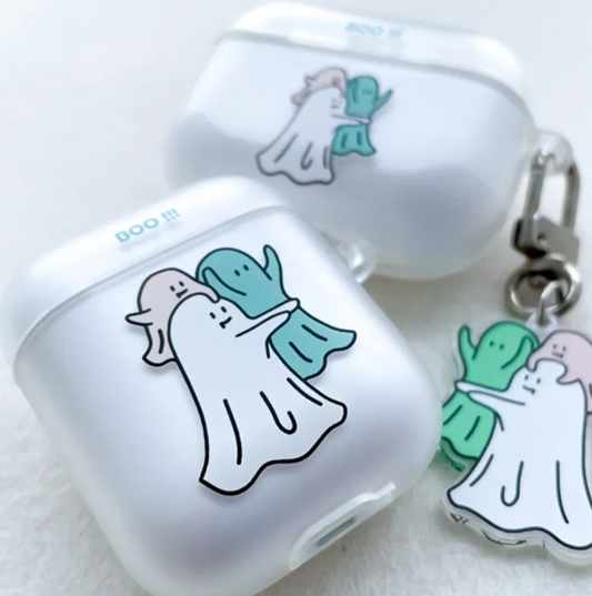 ｜PERCENTAGE｜ Ghost Family Airpods Case