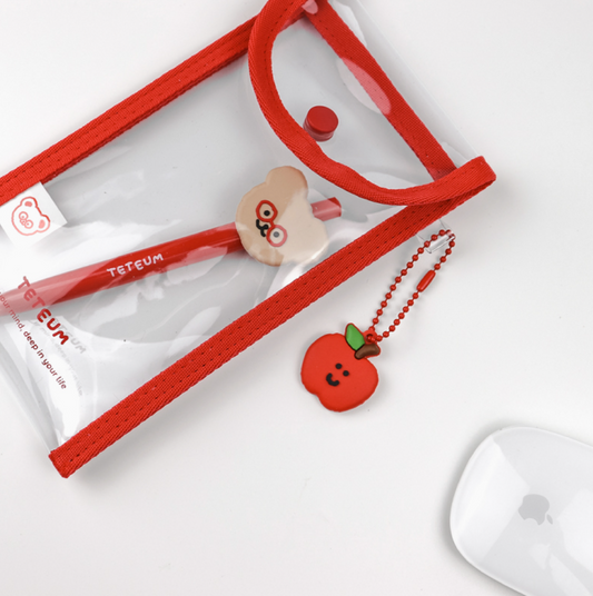 ｜TETEUM｜ TETEUM CLEAR PENCIL CASE