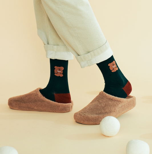 ｜Sockstaz X Dinotaeng｜ Forest BOBO Single Socks