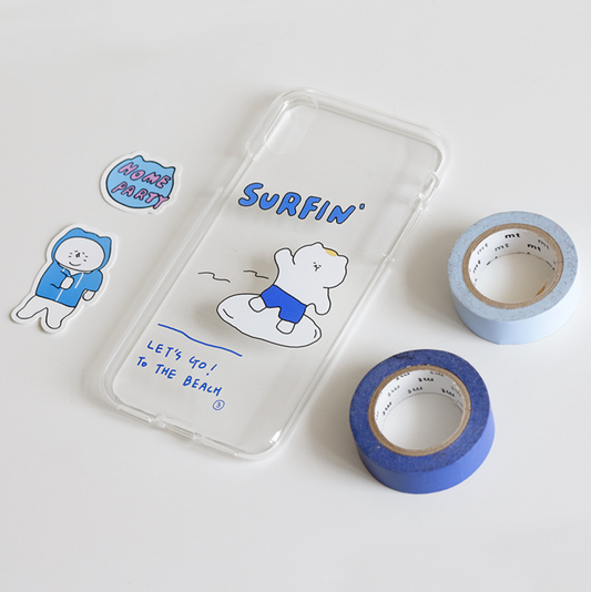 ｜3MONTHS｜ SURFIN' Cat Jelly Case