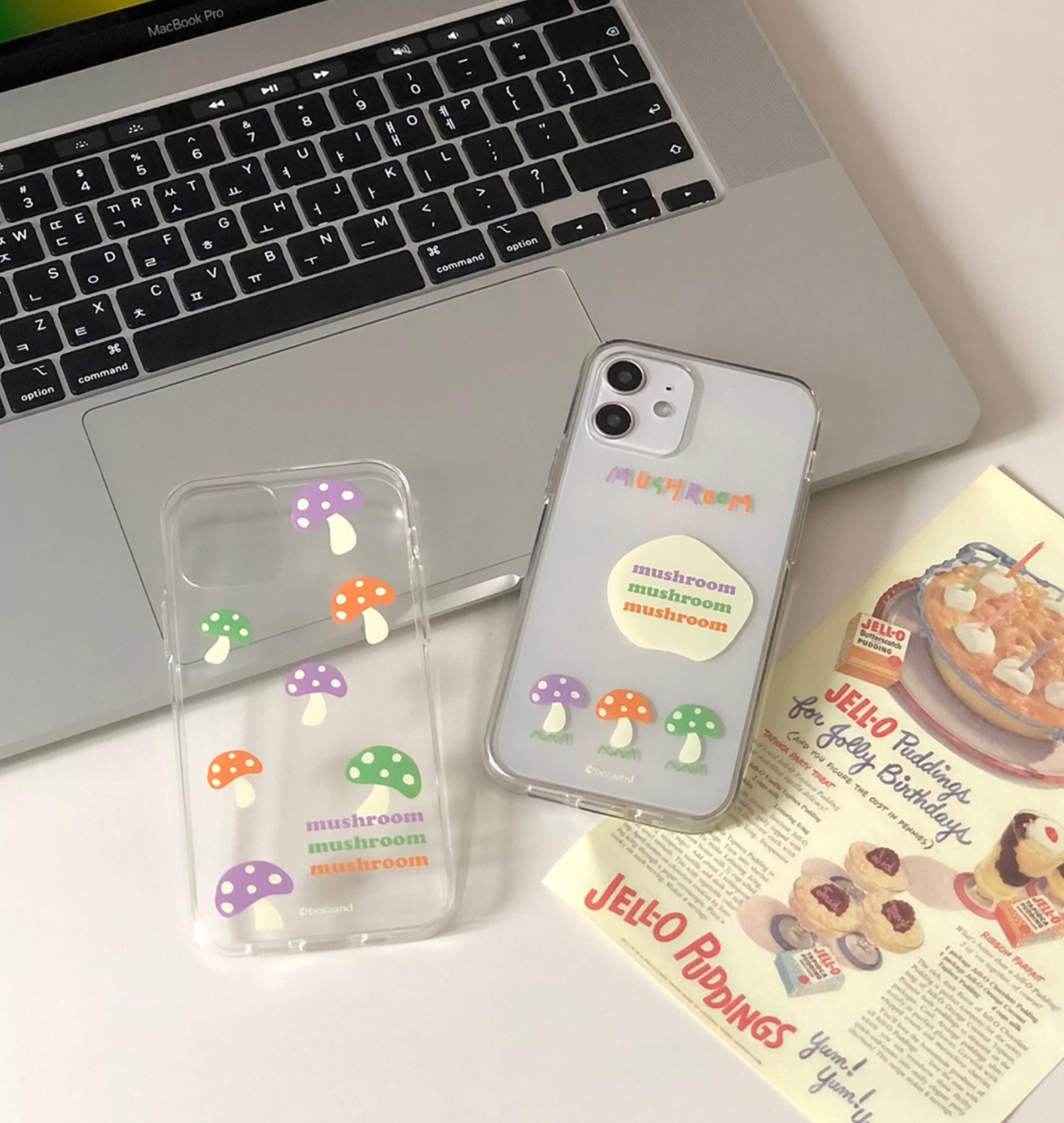 ｜bora and｜ Mushroom Jelly Case