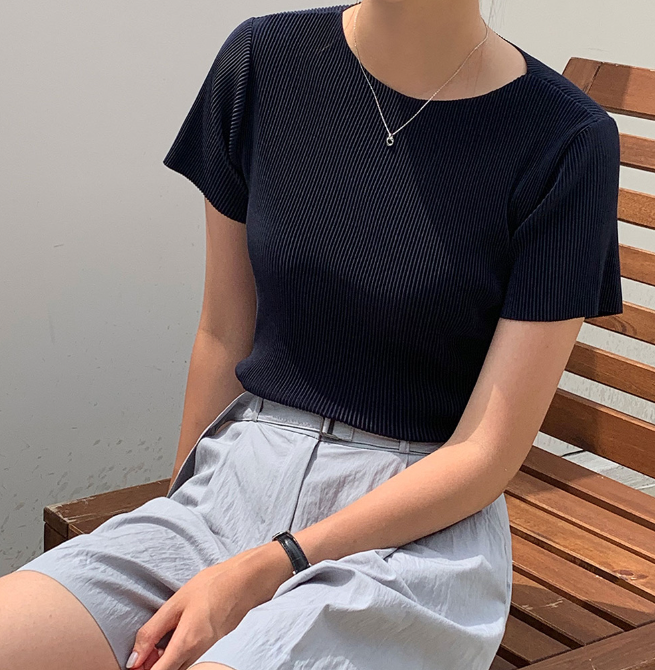 ｜LIKEYOU｜ Short-Sleeved T-Shirt (2 colour)