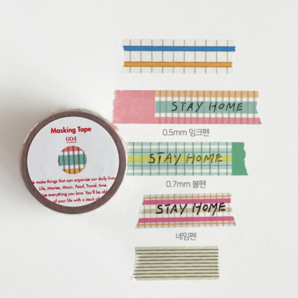 ｜oab studio｜ Masking Tape 001-004