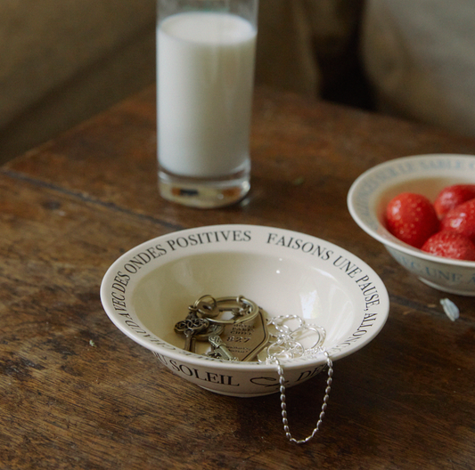 ｜HOTEL PARIS CHILL｜ Lazy Vibes Coupe Bowl (Black)