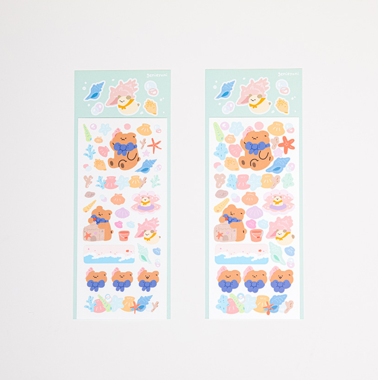 ｜genie yoni｜ Shell Beach Sticker