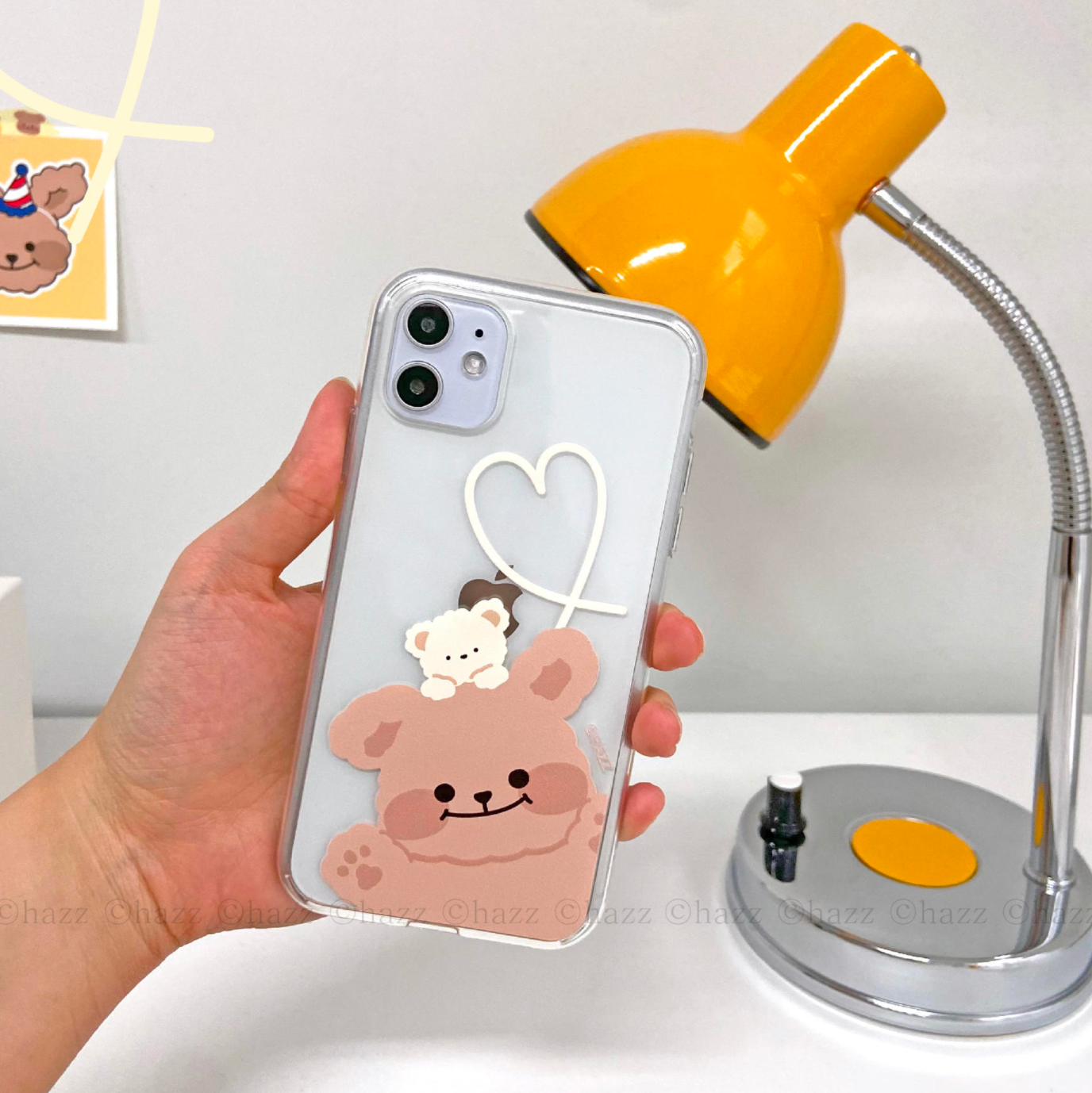 ｜HAZZ｜ Line Heart Jelly Case