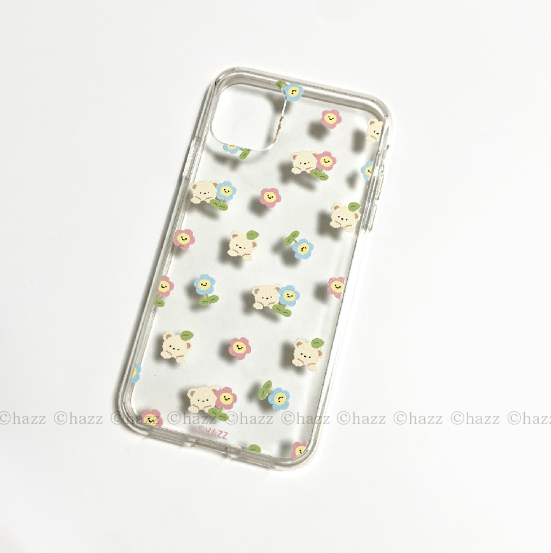 ｜HAZZ｜ Flower Garden Jelly Case